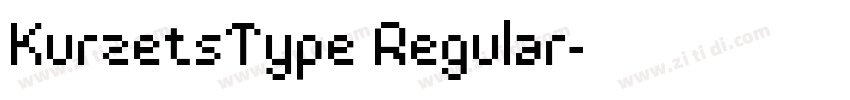 KurzetsType Regular字体转换